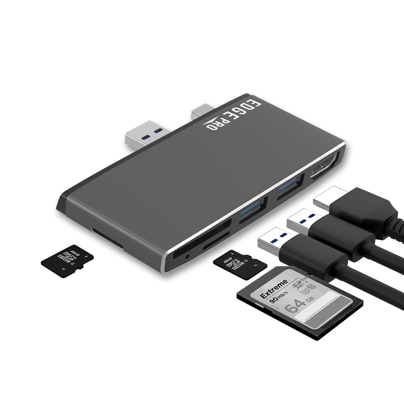 (LS) mbeat® Edge Pro P78 Multifunction Hub for Microsoft Surface Pro Gen 5 & Gen 6 USB3.0 port x2 HDMI port x1