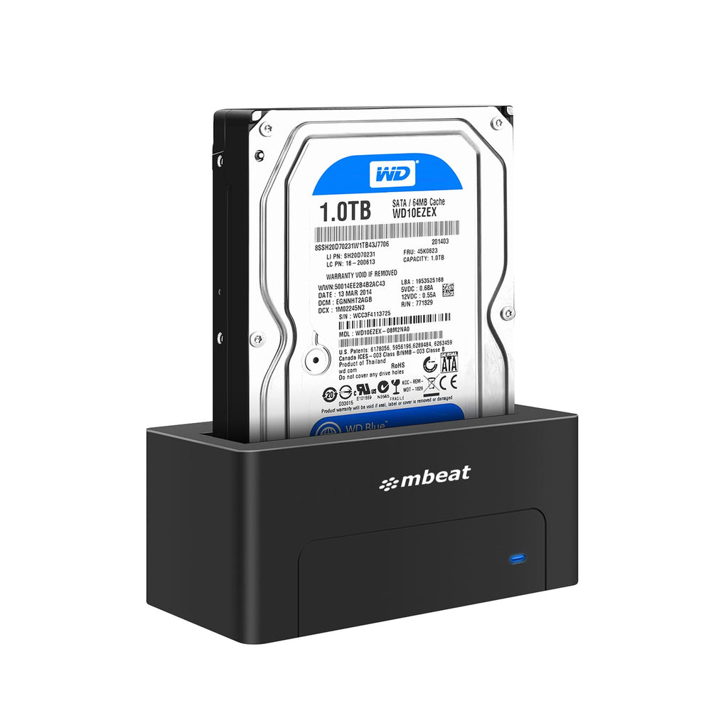 mbeat D1 USB 3.0 SATA HDD/SSD Docking Station - 2.5 & 3.5 Tool-Free MBEAT