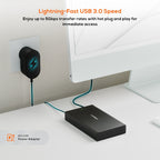 mbeat C1 Tool-Free USB 3.0 SATA HDD/SSD Enclosure 2.5/3.5 Black MBEAT