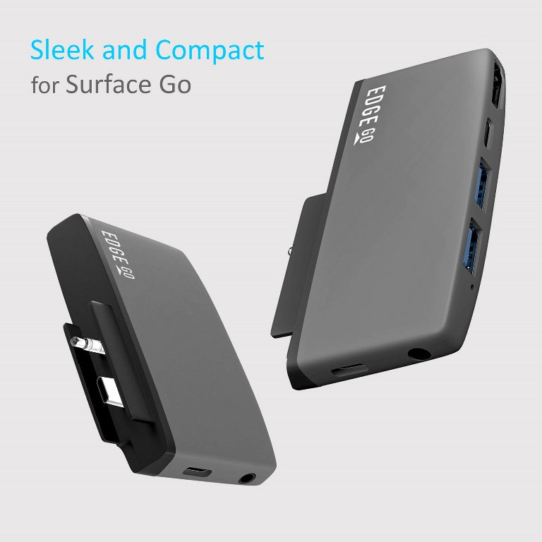 mbeat Edge Go USB-C Hub for Surface Go | HDMI, USB, Audio, PD 