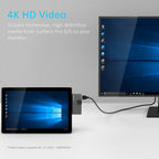 mbeat Edge Pro Hub for Surface Pro 5/6 | HDMI, LAN, USB & Card Reader MBEAT