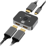 mbeat 8K HDMI 2.1 Bi-Directional Switch | 2-in-1 / 1-in-2 Selector MBEAT