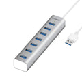 Slim mbeat 7-Port USB 3.0 Aluminum Hub for Laptops & Desktops MBEAT