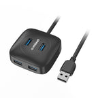 mbeat 4-Port USB 3.0 Hub | High-Speed Data Transfer for Laptops MBEAT