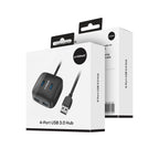 mbeat 4-Port USB 3.0 Hub | High-Speed Data Transfer for Laptops MBEAT