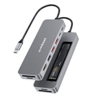 mbeat Elite 9-in-1 USB-C Multiport Hub + NVMe SSD Enclosure 
