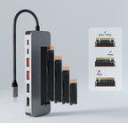 mbeat Elite 9-in-1 USB-C Multiport Hub + NVMe SSD Enclosure 