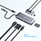 mbeat Elite X9 9-in-1 USB-C Docking Station - HDMI, VGA, 100W PD MBEAT