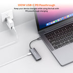 mbeat Elite USB-C Hub: 7-in-1, 8K HDMI, 100W Power & Fast USB MBEAT