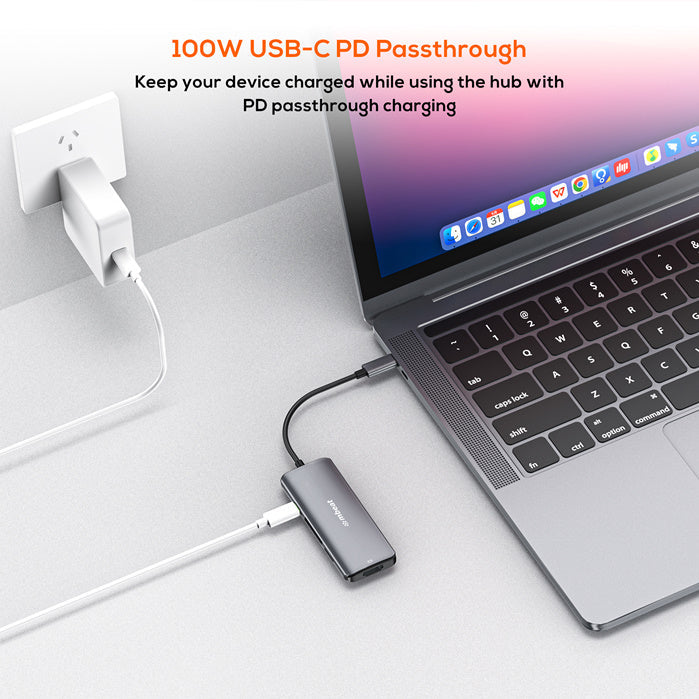 mbeat Elite USB-C Hub: 7-in-1, 8K HDMI, 100W Power & Fast USB MBEAT