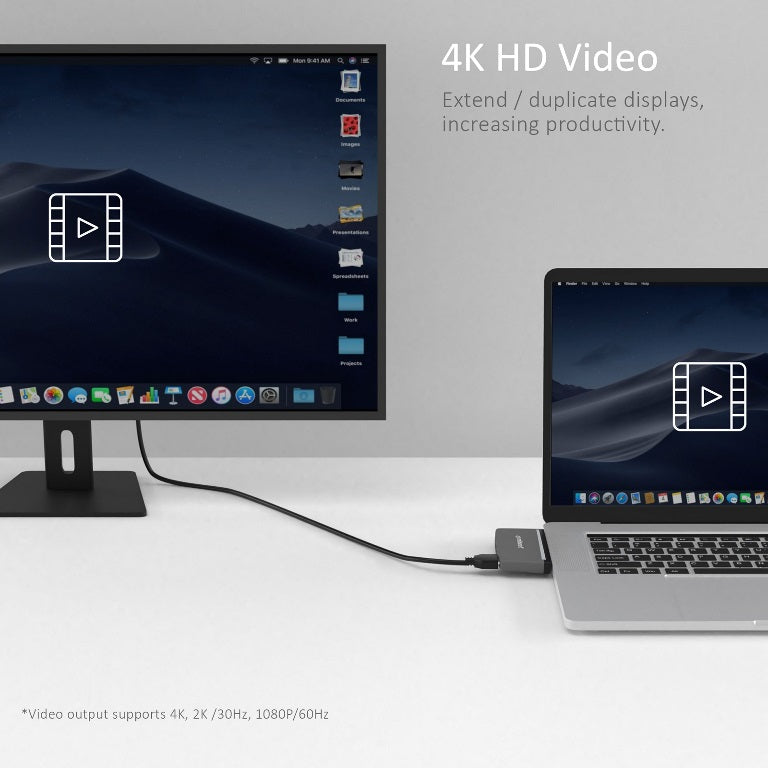 mbeat Essential Pro 5-in-1 USB-C Hub: 4K HDMI, PD Charge, USB 3.0 