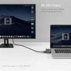 mbeat Essential Pro 5-in-1 USB-C Hub: 4K HDMI, PD Charge, USB 3.0 