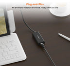 mbeat USB 3.0 Gigabit Ethernet Adapter - Fast Wired Internet for Laptops MBEAT