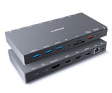 mbeat 15-in-1 USB-C Dock | Triple Display & 100W Power Delivery MBEAT