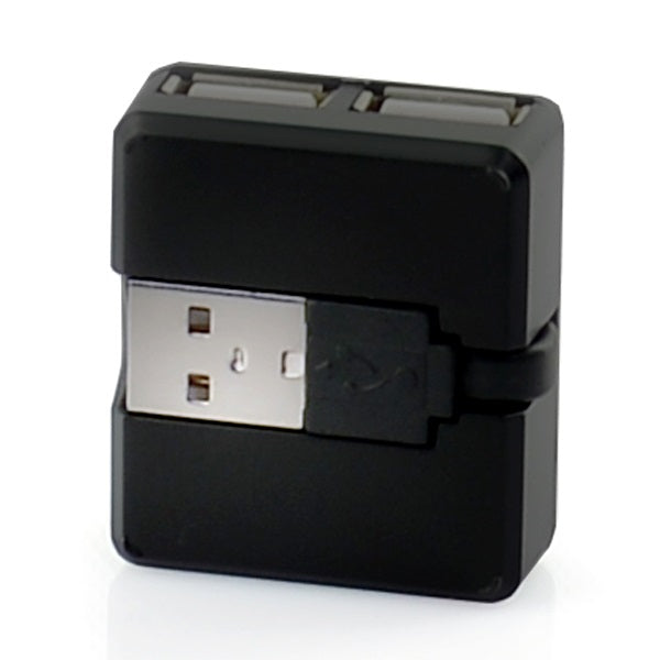 Mbeat Mini 4-Port USB 2.0 Hub for Laptops, PCs & Mac - Fold-Away Cable MBEAT