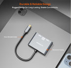 mbeat Tough Link USB-C Dual 4K/60Hz HDMI & DP Monitor Adapter MBEAT