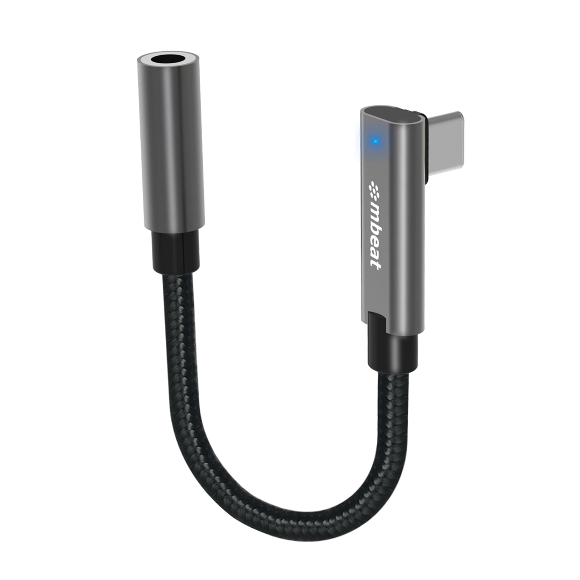 mbeat Elite USB-C to 3.5mm Headphone Audio Adapter | Add Jack to USB-C Devices MBEAT