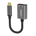 mbeat Elite USB-C to 3.5mm Audio Adapter | Headphone & Mic Jack - Grey MBEAT