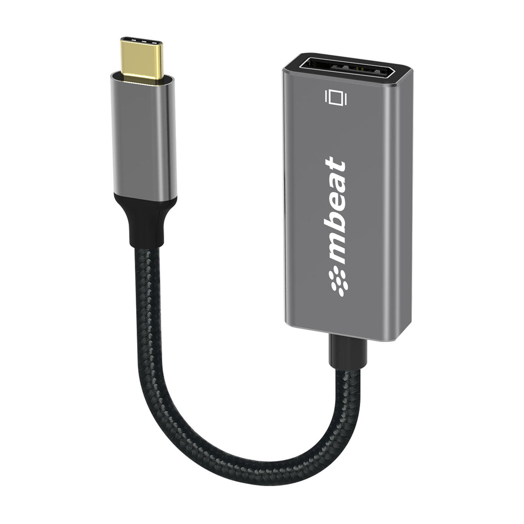 mbeat Elite USB-C to DisplayPort 4K 60Hz Adapter - Space Grey MBEAT