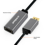 mbeat Elite 4K DisplayPort to HDMI Adapter | Nylon Braided Cable MBEAT