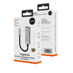 mbeat Tough Link USB-C to DisplayPort Adapter 4K 100W PD - Space Grey 