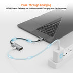 mbeat Tough Link USB-C to HDMI 4K 60Hz Adapter | 100W PD - Space Grey 