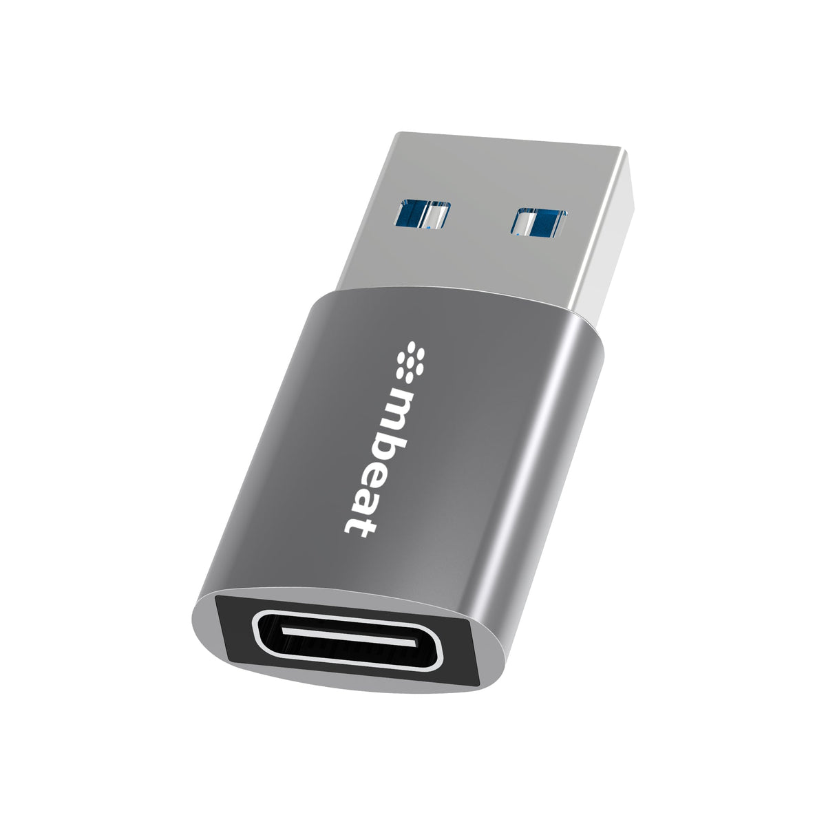 mbeat Elite USB-A to USB-C Adapter - USB 3.0 5Gbps - Space Grey MBEAT