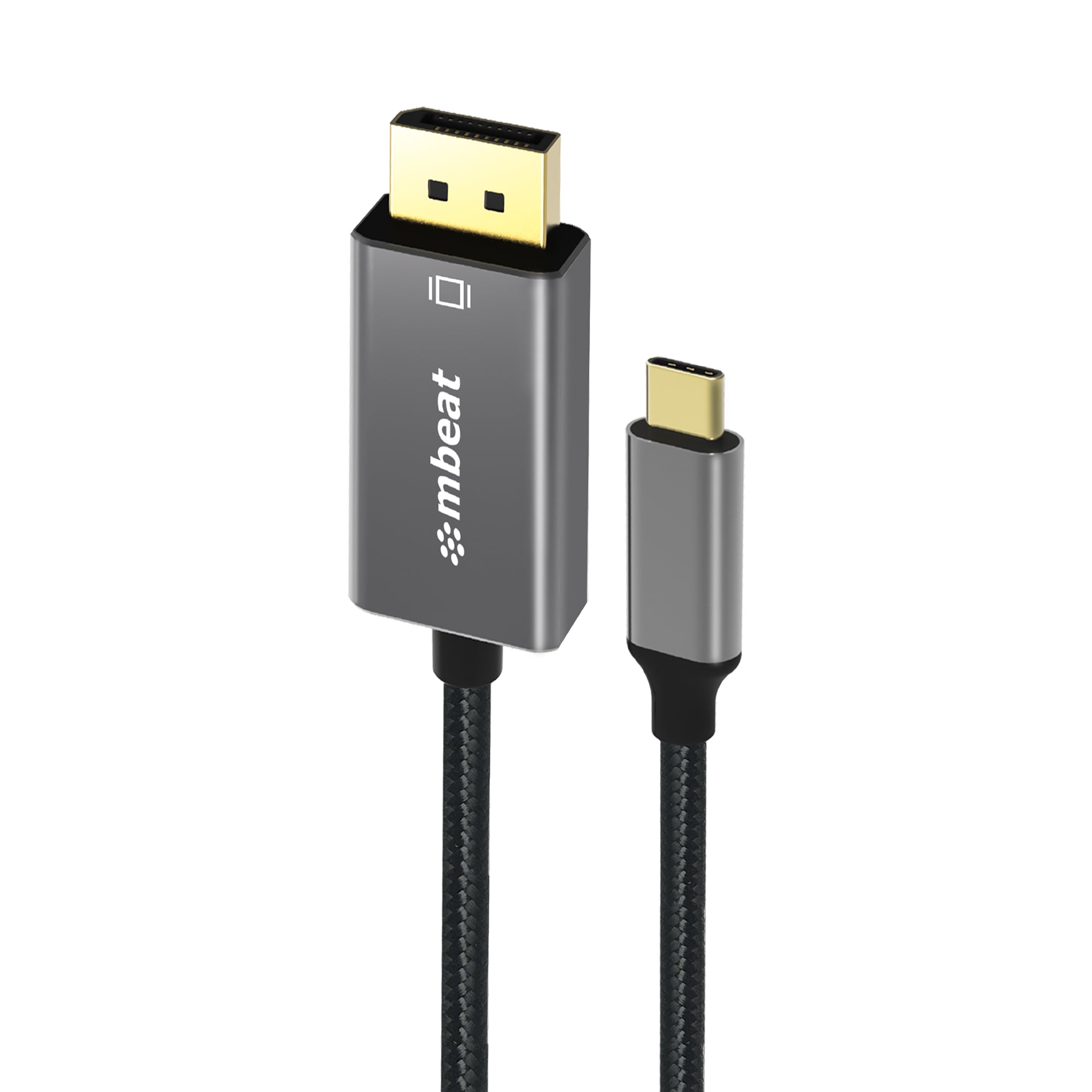 mbeat Tough Link 4K USB-C to DisplayPort Cable | 1.8m 