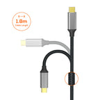 mbeat Tough Link 4K USB-C to DisplayPort Cable | 1.8m 