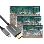 mbeat Tough Link 4K USB-C to DisplayPort Cable | 1.8m 