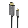 mbeat Tough Link 1.8m USB-C to HDMI 4K@60Hz Cable - Space Grey MBEAT
