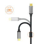 mbeat Tough Link 1.8m USB-C to HDMI 4K@60Hz Cable - Space Grey MBEAT