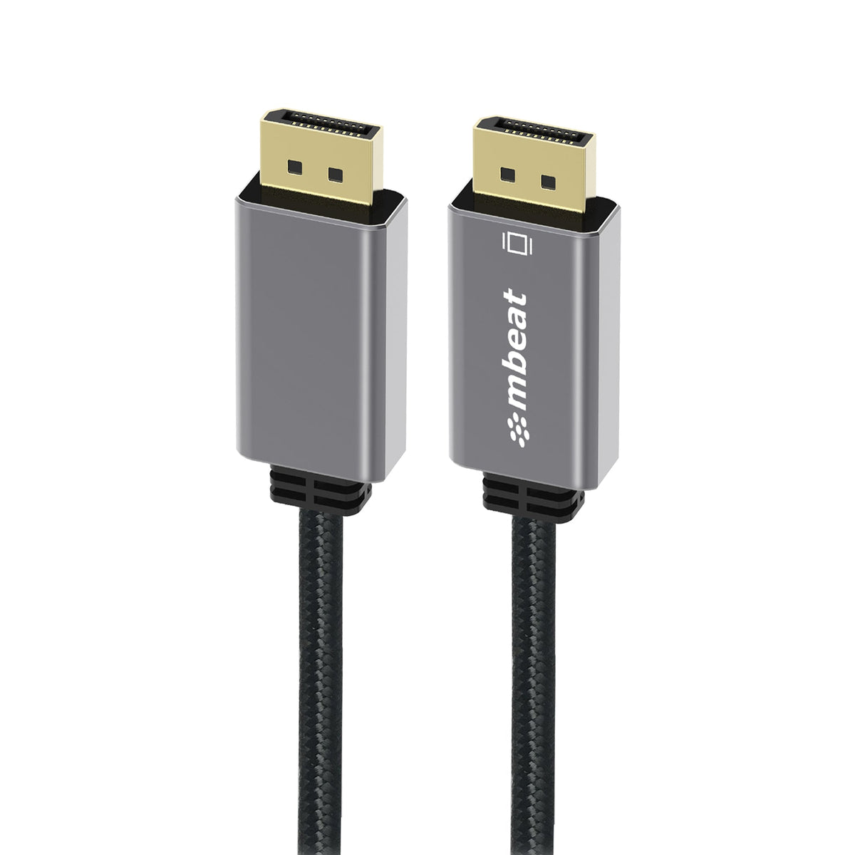 Tough Link 1.8m DisplayPort 1.4 Cable for 8K 4K Gaming - Space Grey MBEAT