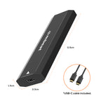 mbeat Elite USB-C M.2 SSD Enclosure | NVMe & SATA | Portable & Durable