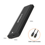 mbeat® Elite USB-C to M.2 SSD Enclosure - Pocket Size, Ultra Durable, Supports M Key, B+M Key SSD - image 3