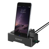 Powered USB 2.0 Hub with 3 Ports, Charger & SD Card Reader Orico