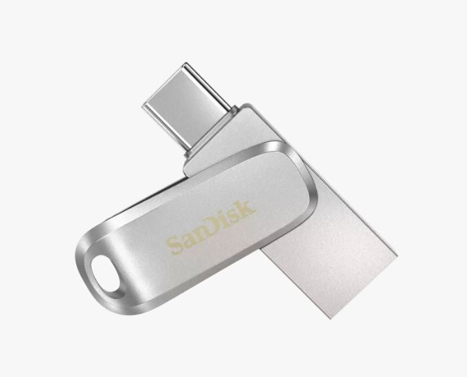 SanDisk SDDDC4 1TB, Metal, USB 3.2 Gen 1 Type C reversible connector, Swivel Design, Sequential Read Performance 400MB/s, 5Y Sandisk
