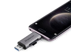 Simplecom USB-C & USB-A SD/MicroSD Card Reader - SuperSpeed 5Gbps Simplecom