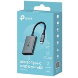 TP-Link USB-C SD & microSD Card Reader | Fast USB 3.0 TP-LINK