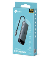 TP-Link 6-in-1 USB-C Hub | 4K HDMI, Gigabit Ethernet, 100W PD TP-LINK