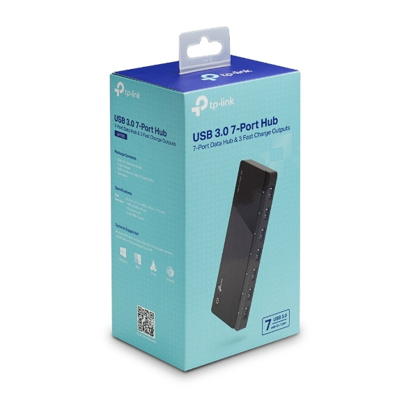 7-Port Super Speed USB 3.0 Hub - Fast Data & Device Expansion TP-LINK