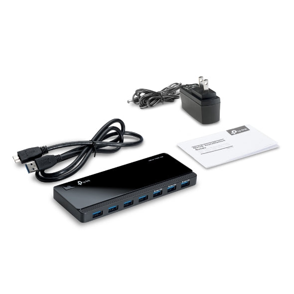 7-Port Super Speed USB 3.0 Hub - Fast Data & Device Expansion TP-LINK