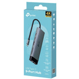 TP-Link UH9120C USB Type-C 9-Port Hub, 4K@60Hz HDMI, 1 Gbps ethernet, SD & microSD UHS-I, 100W Power Delivery