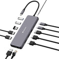 Verbatim USB-C Pro 13-Port Hub for Triple 8K Displays