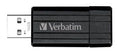 Verbatim Store'n'Go 16GB USB 2.0 Flash Drive - Slim Retractable Black 