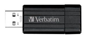 Verbatim Store'n'Go 16GB USB 2.0 Flash Drive - Slim Retractable Black 