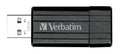 Verbatim Pinstripe USB Drive, capless retractable design