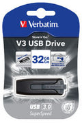 Verbatim 32GB USB 3.0 Flash Drive - SuperSpeed Data Transfer Verbatim