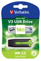 Verbatim V3 16GB USB 3.0 Flash Drive - SuperSpeed & Secure Verbatim