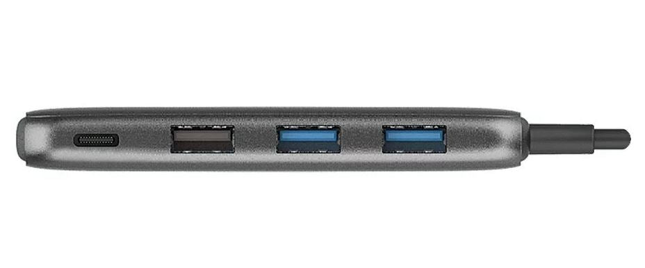 Verbatim USB-C Hub for Laptops | 2x USB 3.0, USB 2.0 & USB-C Ports Verbatim